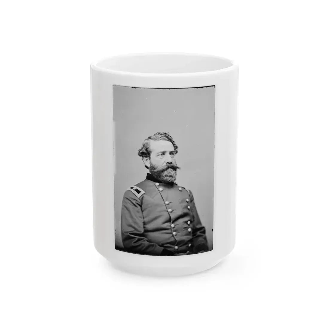 Brig. Gen. J.M. Brannon, Commanded 10th Army Corps In 1862-3 (U.S. Civil War) White Coffee Mug 15oz - Go Mug Yourself