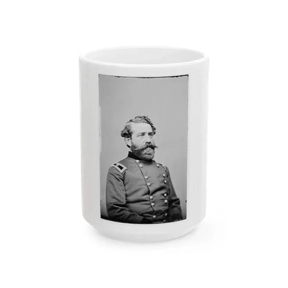 Brig. Gen. J.M. Brannon, Commanded 10th Army Corps In 1862-3 (U.S. Civil War) White Coffee Mug 15oz - Go Mug Yourself