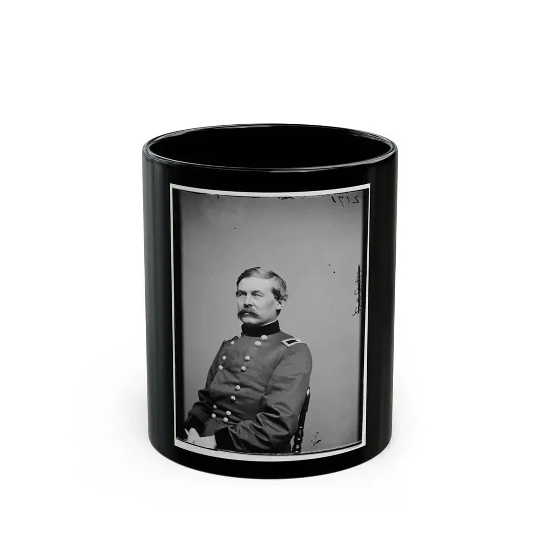 Brig. Gen. John Buford (U.S. Civil War) Black Coffee Mug 11oz - Go Mug Yourself
