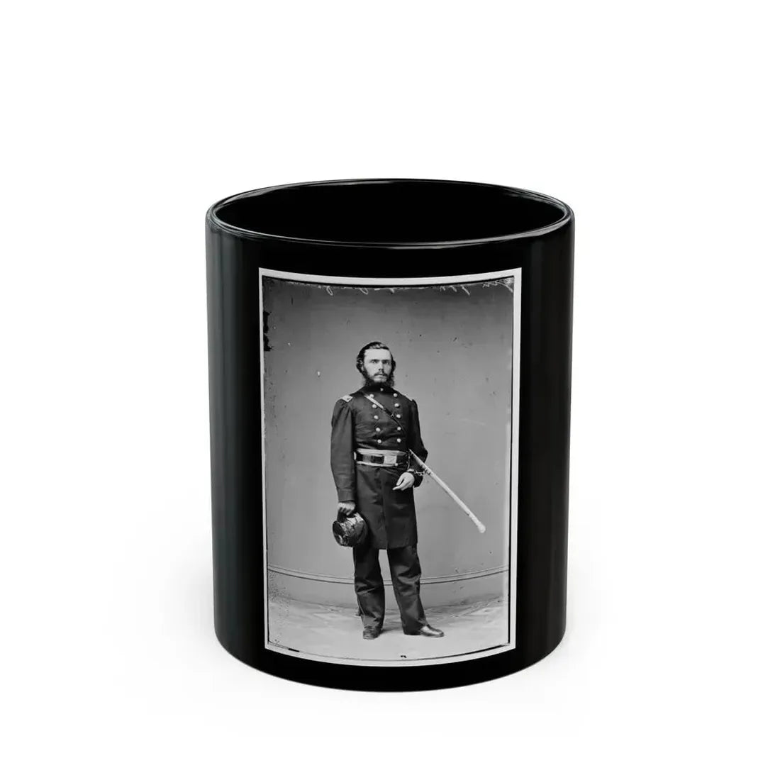 Brig. Gen. John Riggin 001 (U.S. Civil War) Black Coffee Mug 11oz - Go Mug Yourself