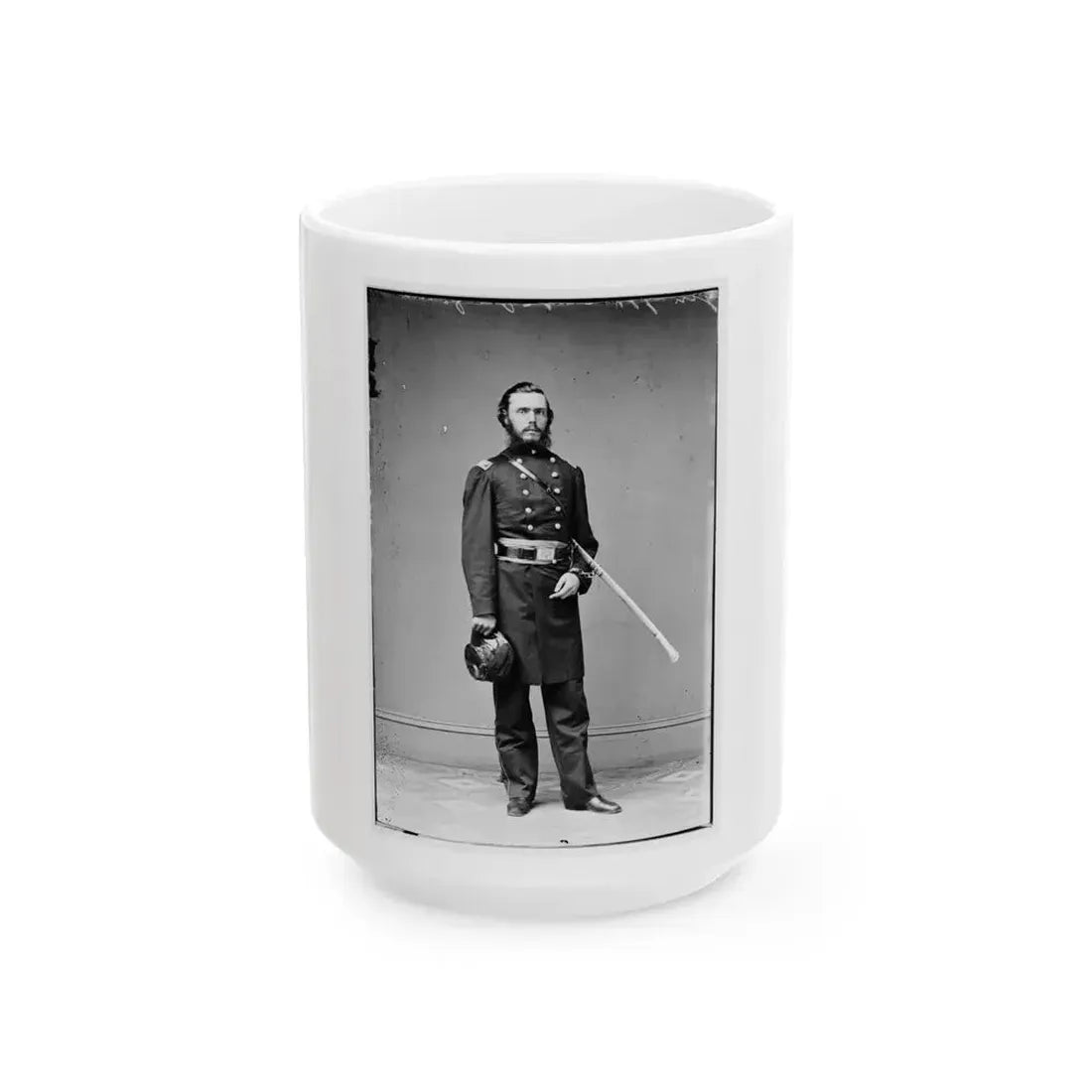 Brig. Gen. John Riggin 001 (U.S. Civil War) White Coffee Mug 15oz - Go Mug Yourself