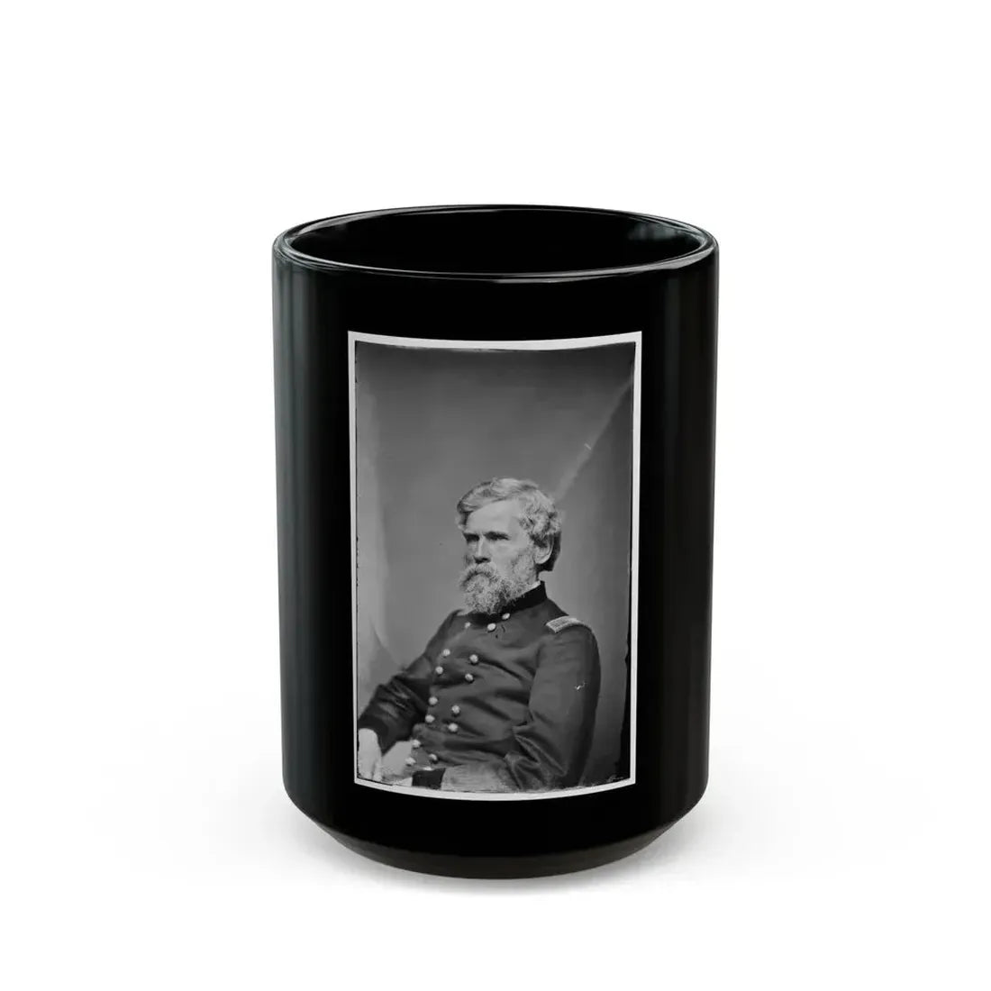 Brig. Gen. Joseph Dana Webster 001 (U.S. Civil War) Black Coffee Mug 15oz - Go Mug Yourself