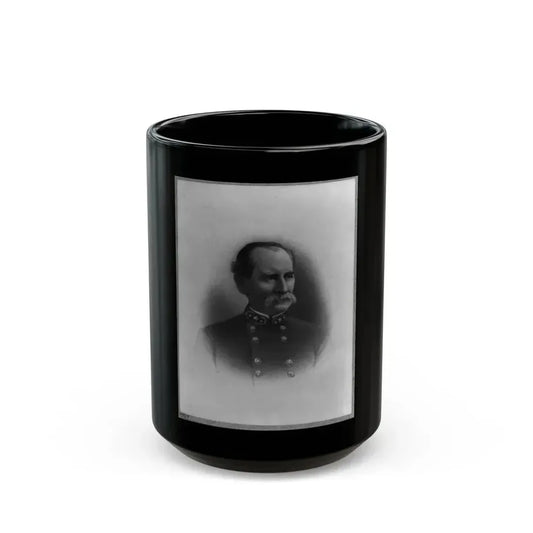 Brig. Gen. M.A. Stovall, Head-And-Shoulders Portrait, Facing Right (U.S. Civil War) Black Coffee Mug 15oz - Go Mug Yourself