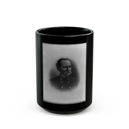 Brig. Gen. M.A. Stovall, Head-And-Shoulders Portrait, Facing Right (U.S. Civil War) Black Coffee Mug 15oz - Go Mug Yourself