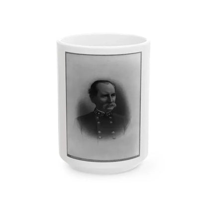 Brig. Gen. M.A. Stovall, Head-And-Shoulders Portrait, Facing Right (U.S. Civil War) White Coffee Mug 15oz - Go Mug Yourself