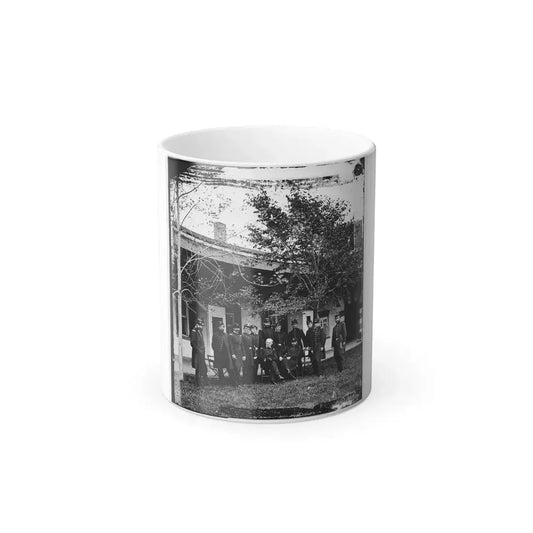 Brig. Gen. Mathew Martin  Burke & Staff. (U.S. Civil War) Color Changing Coffee Mug 11oz Default Title 11oz - Go Mug Yourself