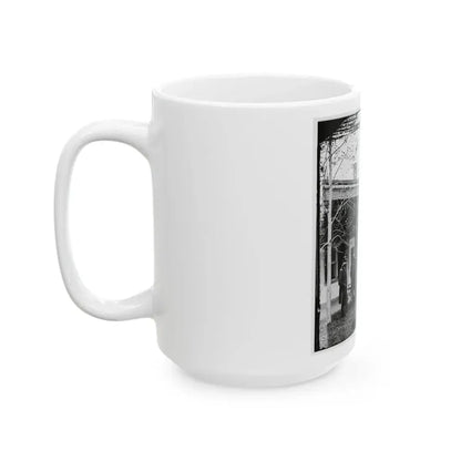 Brig. Gen. Mathew Martin  Burke & Staff. (U.S. Civil War) White Coffee Mug - Go Mug Yourself