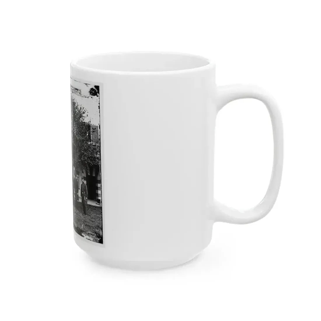 Brig. Gen. Mathew Martin  Burke & Staff. (U.S. Civil War) White Coffee Mug - Go Mug Yourself