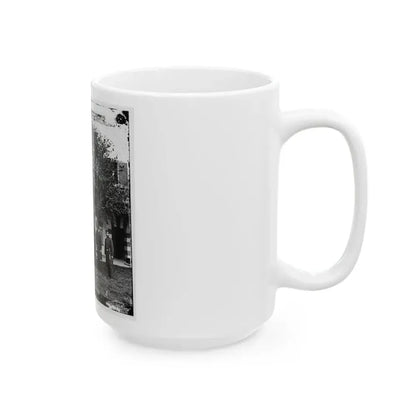 Brig. Gen. Mathew Martin  Burke & Staff. (U.S. Civil War) White Coffee Mug - Go Mug Yourself
