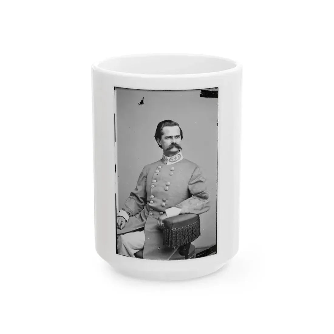Brig. Gen. Richard L.T. Beale 001 (U.S. Civil War) White Coffee Mug 15oz - Go Mug Yourself