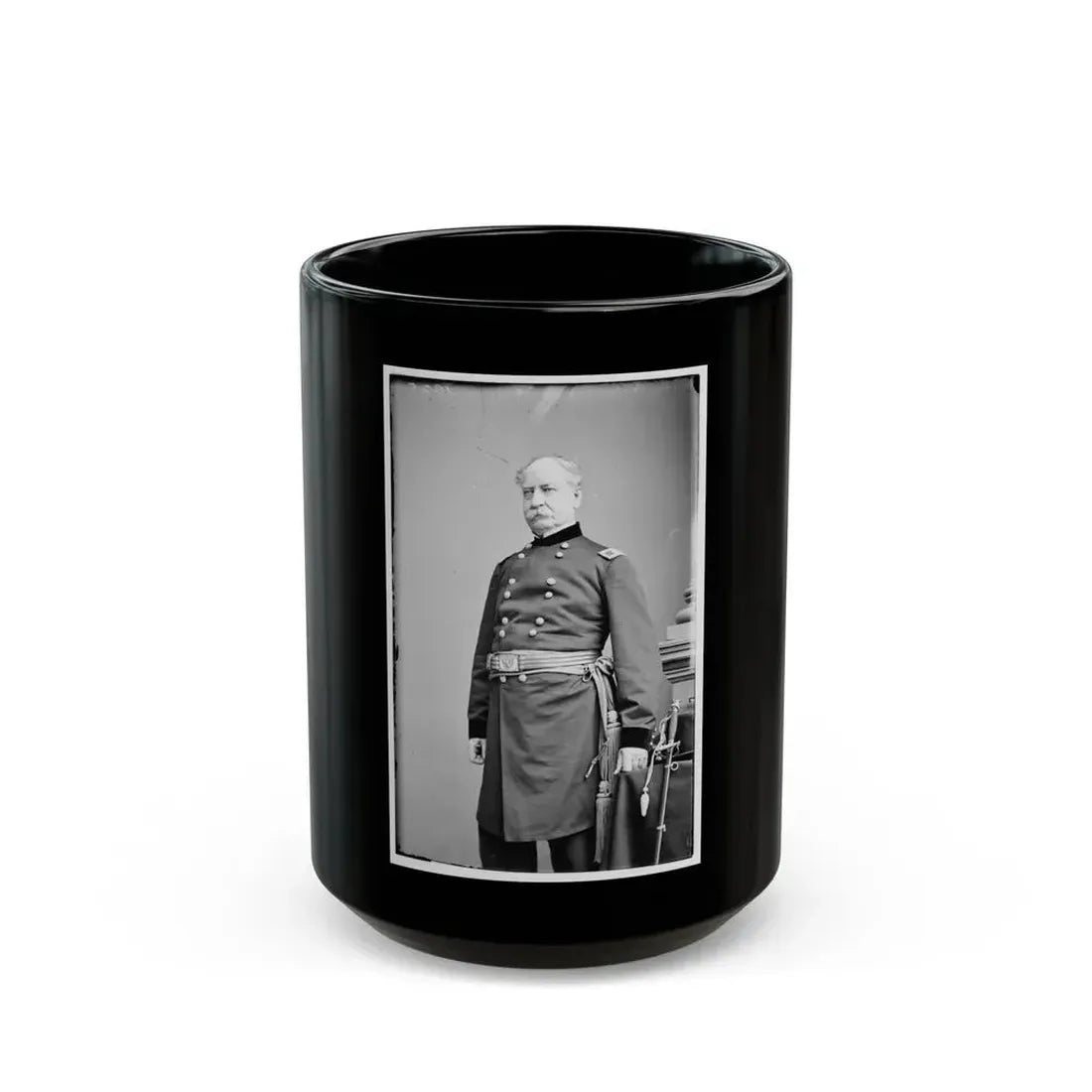 Brig. Gen. Richard S. Satterlee 001 (U.S. Civil War) Black Coffee Mug 15oz - Go Mug Yourself