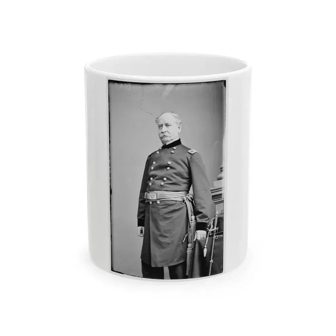 Brig. Gen. Richard S. Satterlee 001 (U.S. Civil War) White Coffee Mug 11oz - Go Mug Yourself