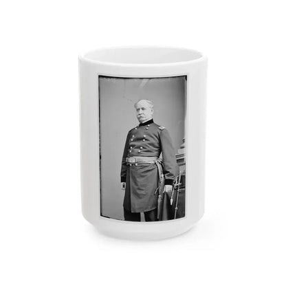 Brig. Gen. Richard S. Satterlee 001 (U.S. Civil War) White Coffee Mug 15oz - Go Mug Yourself
