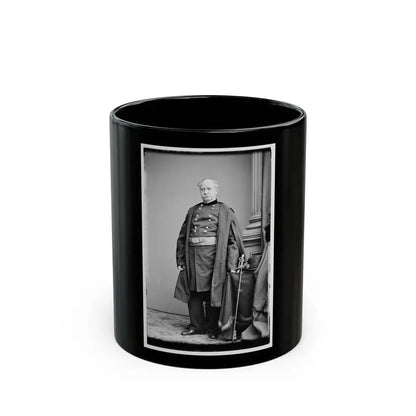 Brig. Gen. Richard S. Satterlee (U.S. Civil War) Black Coffee Mug 11oz - Go Mug Yourself
