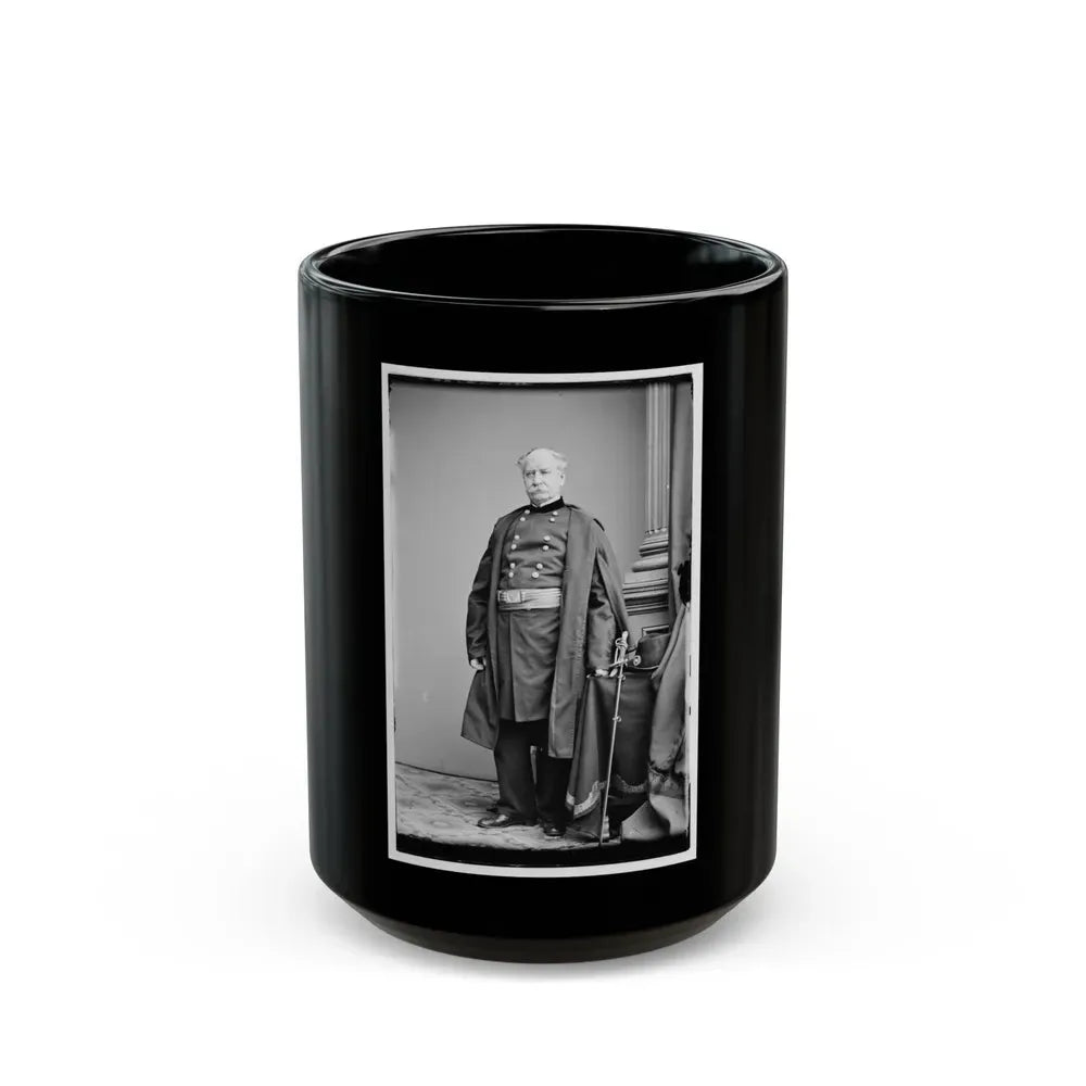 Brig. Gen. Richard S. Satterlee (U.S. Civil War) Black Coffee Mug 15oz - Go Mug Yourself