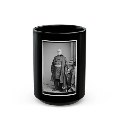 Brig. Gen. Richard S. Satterlee (U.S. Civil War) Black Coffee Mug 15oz - Go Mug Yourself