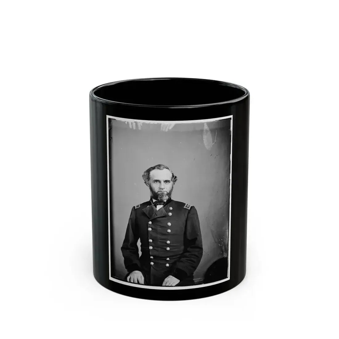 Brig. Gen. Richard W. Johnson (U.S. Civil War) Black Coffee Mug 11oz - Go Mug Yourself