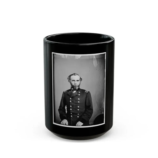 Brig. Gen. Richard W. Johnson (U.S. Civil War) Black Coffee Mug 15oz - Go Mug Yourself