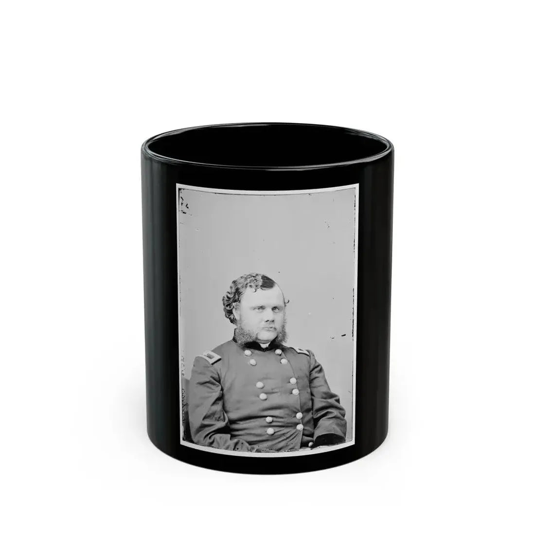 Brig. Gen. Robert O. Tyler (U.S. Civil War) Black Coffee Mug 11oz - Go Mug Yourself