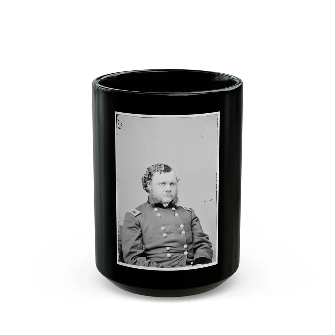 Brig. Gen. Robert O. Tyler (U.S. Civil War) Black Coffee Mug 15oz - Go Mug Yourself