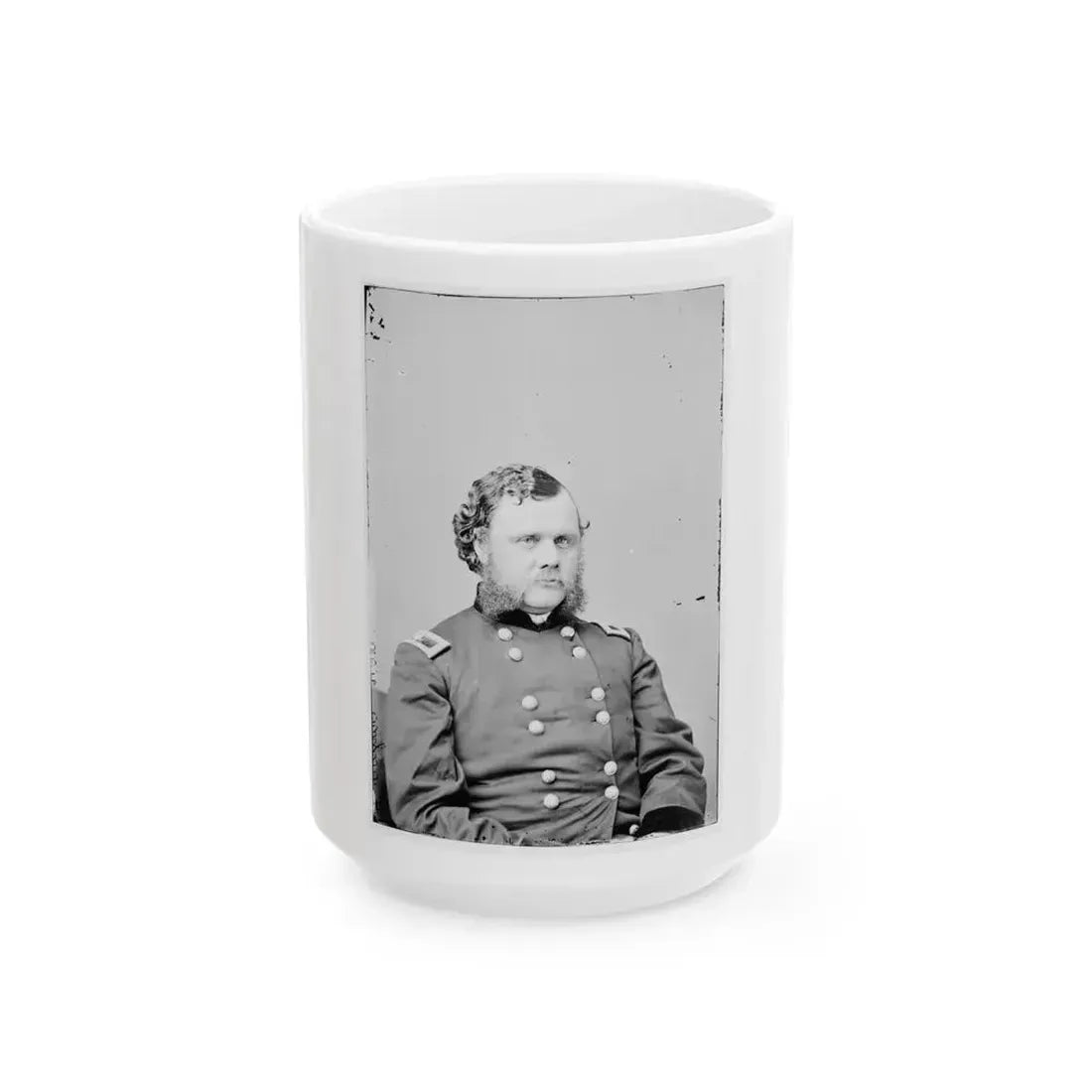 Brig. Gen. Robert O. Tyler (U.S. Civil War) White Coffee Mug 15oz - Go Mug Yourself