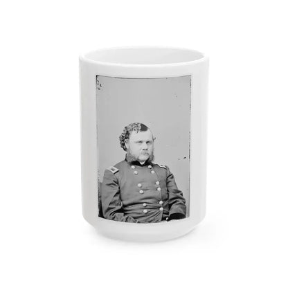 Brig. Gen. Robert O. Tyler (U.S. Civil War) White Coffee Mug 15oz - Go Mug Yourself