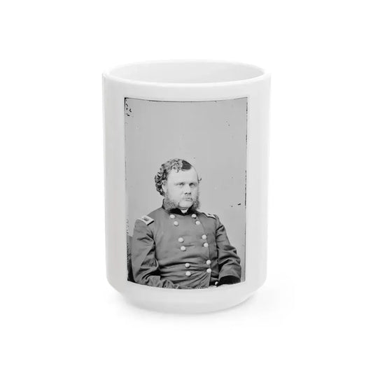 Brig. Gen. Robert O. Tyler (U.S. Civil War) White Coffee Mug 15oz - Go Mug Yourself