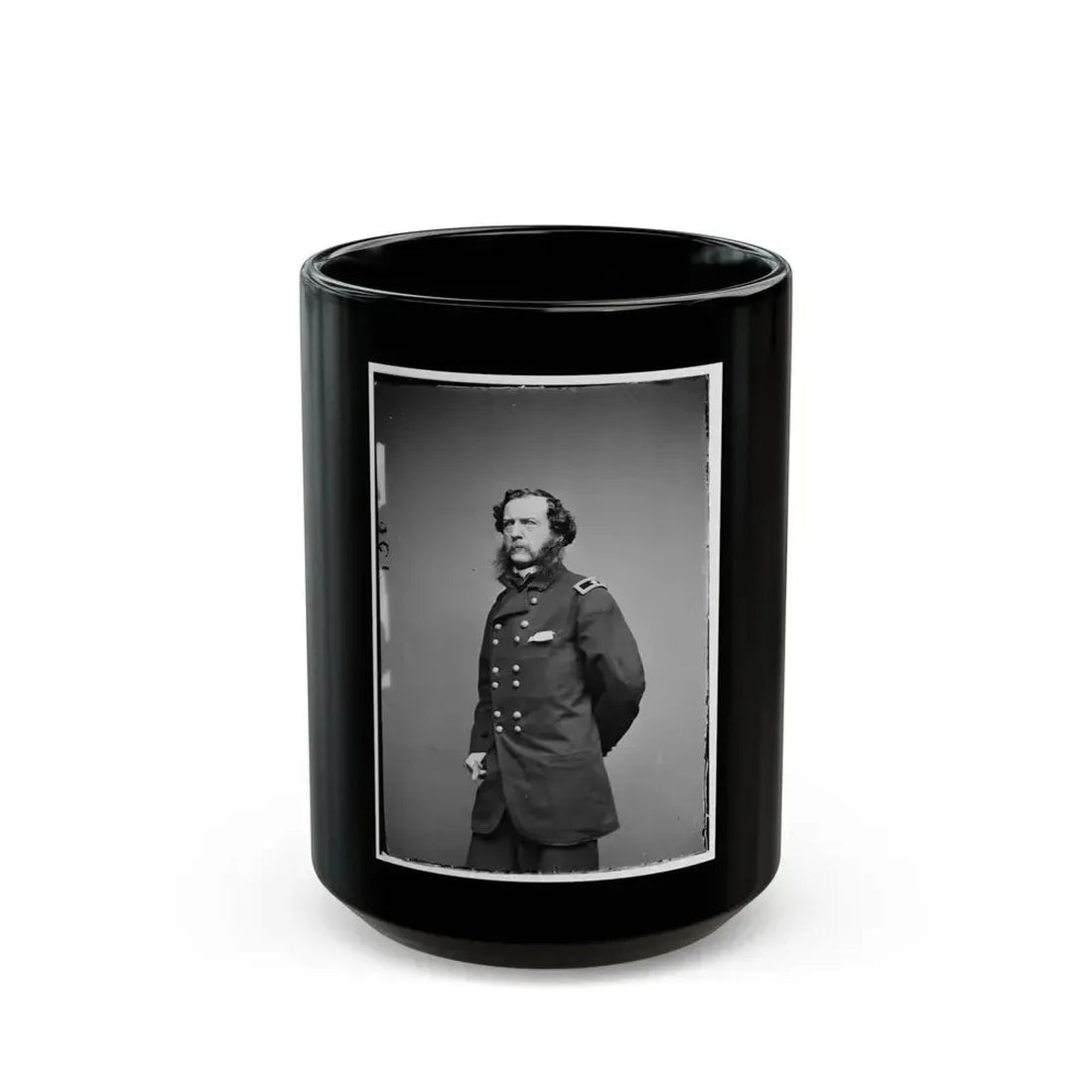 Brig. Gen. Samuel W. Crawford 001 (U.S. Civil War) Black Coffee Mug 15oz - Go Mug Yourself