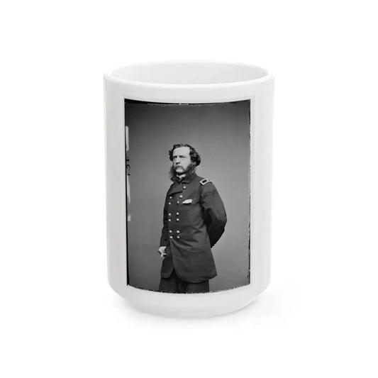 Brig. Gen. Samuel W. Crawford 001 (U.S. Civil War) White Coffee Mug 15oz - Go Mug Yourself