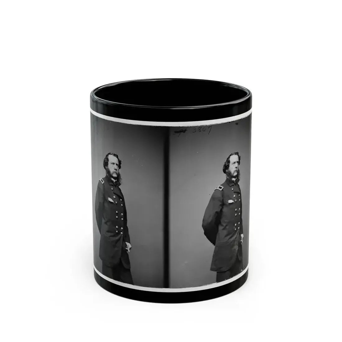 Brig. Gen. Samuel W. Crawford (U.S. Civil War) Black Coffee Mug 11oz - Go Mug Yourself