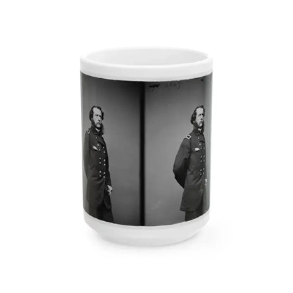 Brig. Gen. Samuel W. Crawford (U.S. Civil War) White Coffee Mug 15oz - Go Mug Yourself