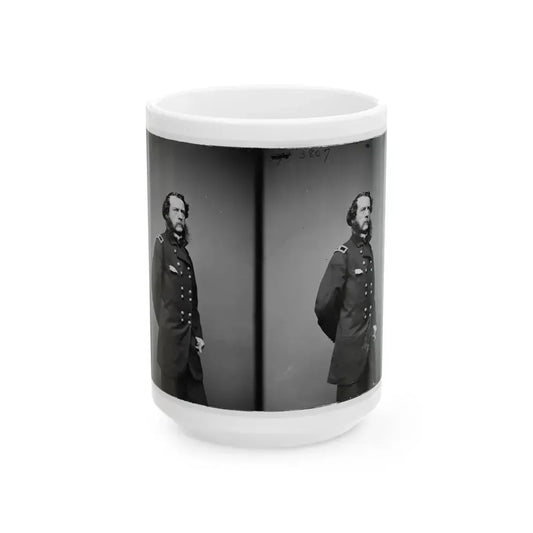 Brig. Gen. Samuel W. Crawford (U.S. Civil War) White Coffee Mug 15oz - Go Mug Yourself