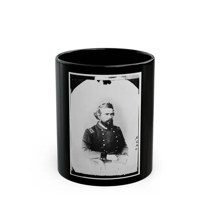 Brig. Gen. Truman Seymour, Capt. At Fort Sumter, 1861 002 (U.S. Civil War) Black Coffee Mug 11oz - Go Mug Yourself
