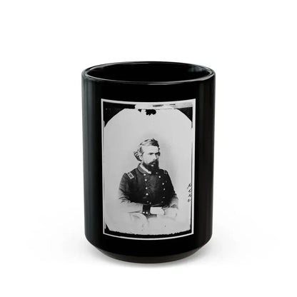 Brig. Gen. Truman Seymour, Capt. At Fort Sumter, 1861 002 (U.S. Civil War) Black Coffee Mug 15oz - Go Mug Yourself
