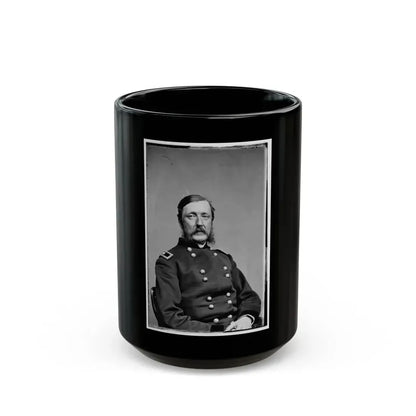 Brig. Gen. Wm. F. Barry (U.S. Civil War) Black Coffee Mug 15oz - Go Mug Yourself