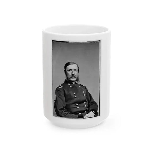 Brig. Gen. Wm. F. Barry (U.S. Civil War) White Coffee Mug 15oz - Go Mug Yourself
