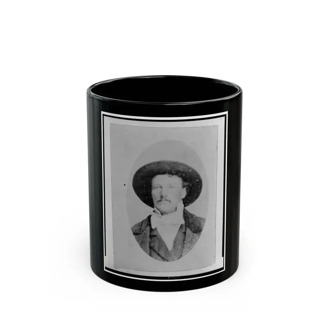 Brig. General Archibald Campbell Godwin, Head-And-Shoulders Portrait, Facing Slightly Left (U.S. Civil War) Black Coffee Mug 11oz - Go Mug Yourself