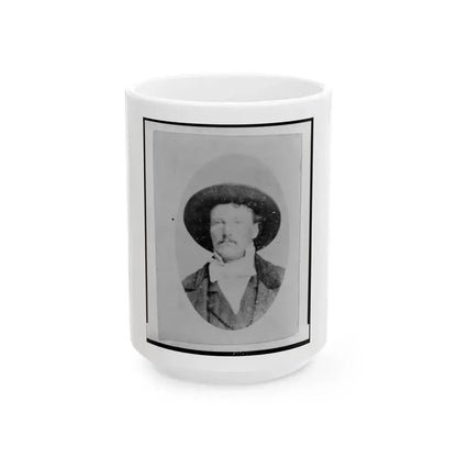 Brig. General Archibald Campbell Godwin, Head-And-Shoulders Portrait, Facing Slightly Left (U.S. Civil War) White Coffee Mug 15oz - Go Mug Yourself
