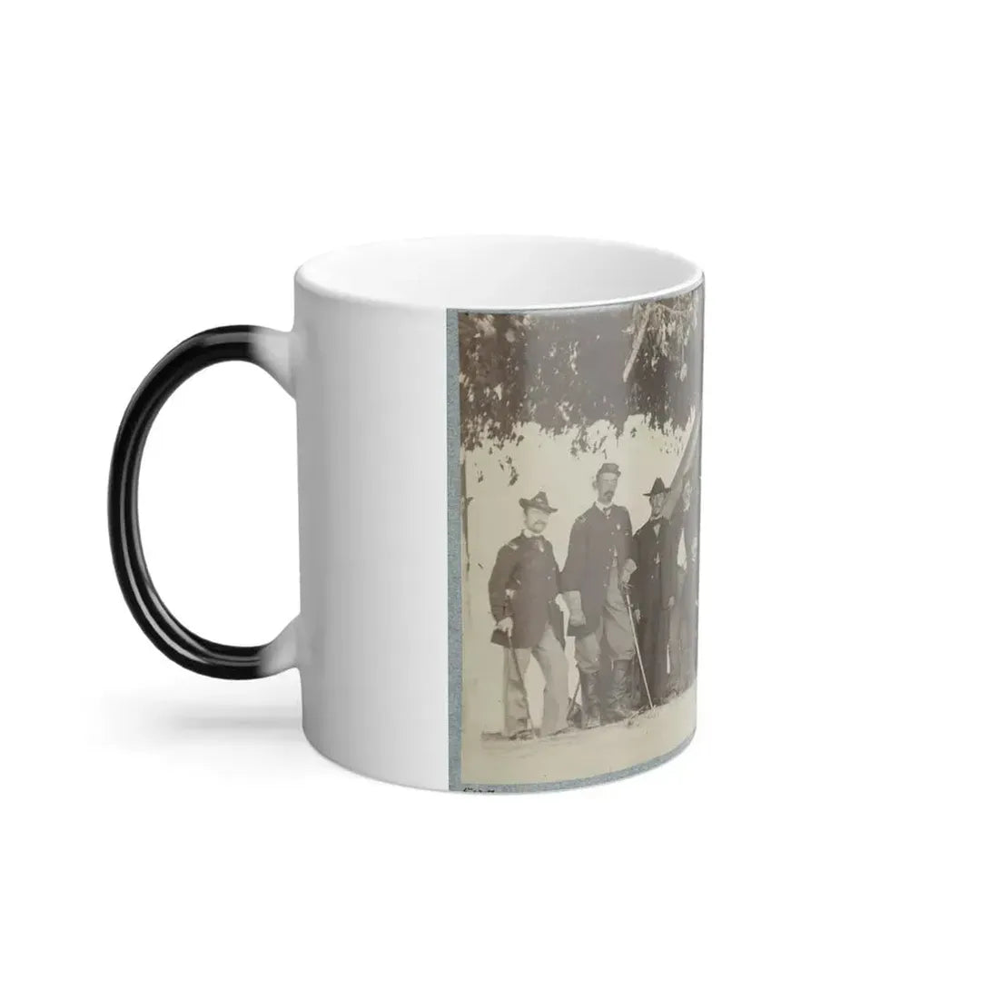 Brig. General J. H. Ledlie and Staff (U.S. Civil War) Color Changing Coffee Mug 11oz - Go Mug Yourself