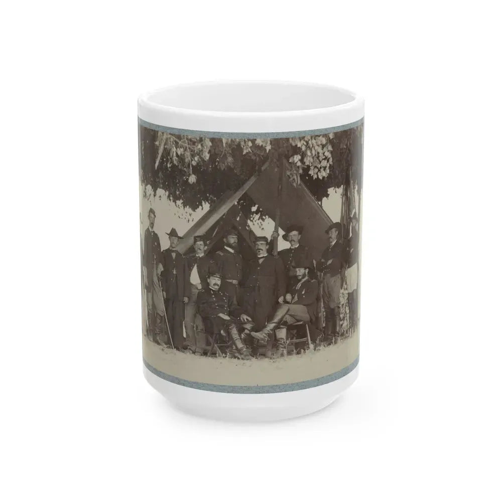 Brig. General J. H. Ledlie And Staff (U.S. Civil War) White Coffee Mug 15oz - Go Mug Yourself