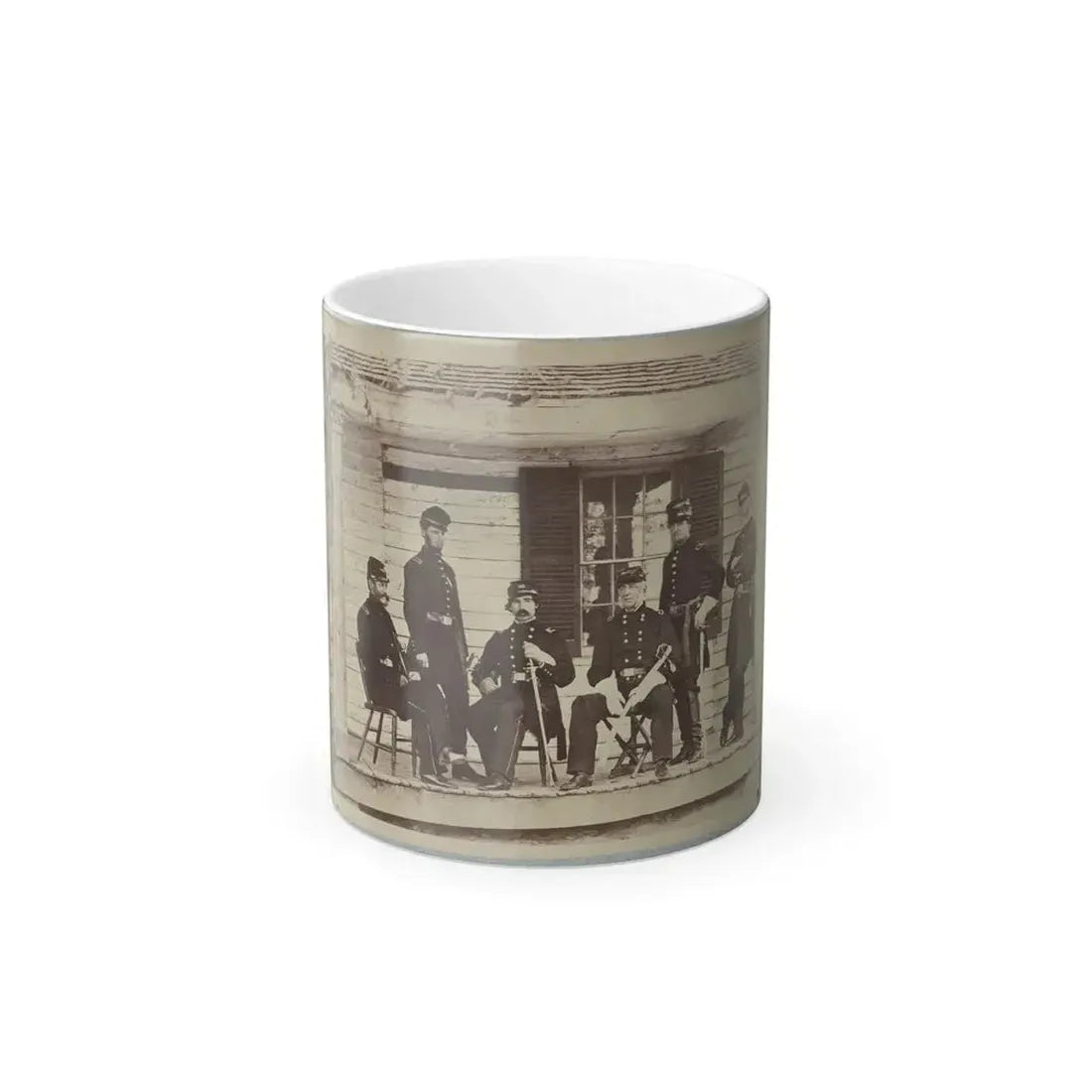 Brig. General J. S. Wadsworth and Staff (U.S. Civil War) Color Changing Coffee Mug 11oz Default Title 11oz - Go Mug Yourself