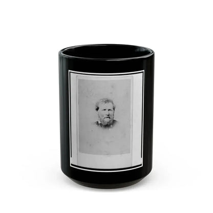 Brig. General John Mcauley Palmer, Union Officer, Bust Portrait, Facing Front (U.S. Civil War) Black Coffee Mug 15oz - Go Mug Yourself