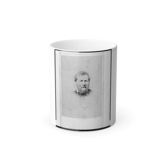Brig. General John Mcauley Palmer, Union Officer, Bust Portrait, Facing Front (U.S. Civil War) Color Changing Coffee Mug 11oz Default Title 11oz - Go Mug Yourself