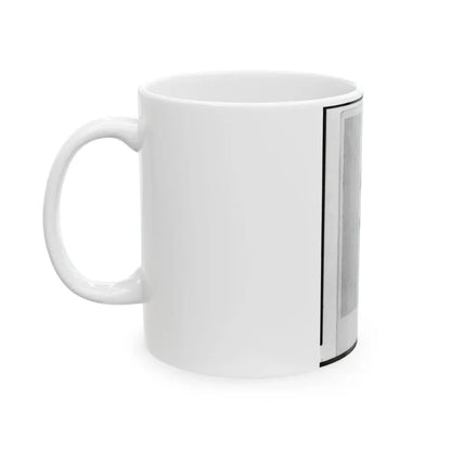 Brig. General John Mcauley Palmer, Union Officer, Bust Portrait, Facing Front (U.S. Civil War) White Coffee Mug - Go Mug Yourself
