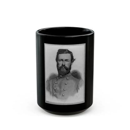 Brig. General Johnson Kelly Duncan, Head-And-Shoulders Portrait, Facing Front (U.S. Civil War) Black Coffee Mug 15oz - Go Mug Yourself