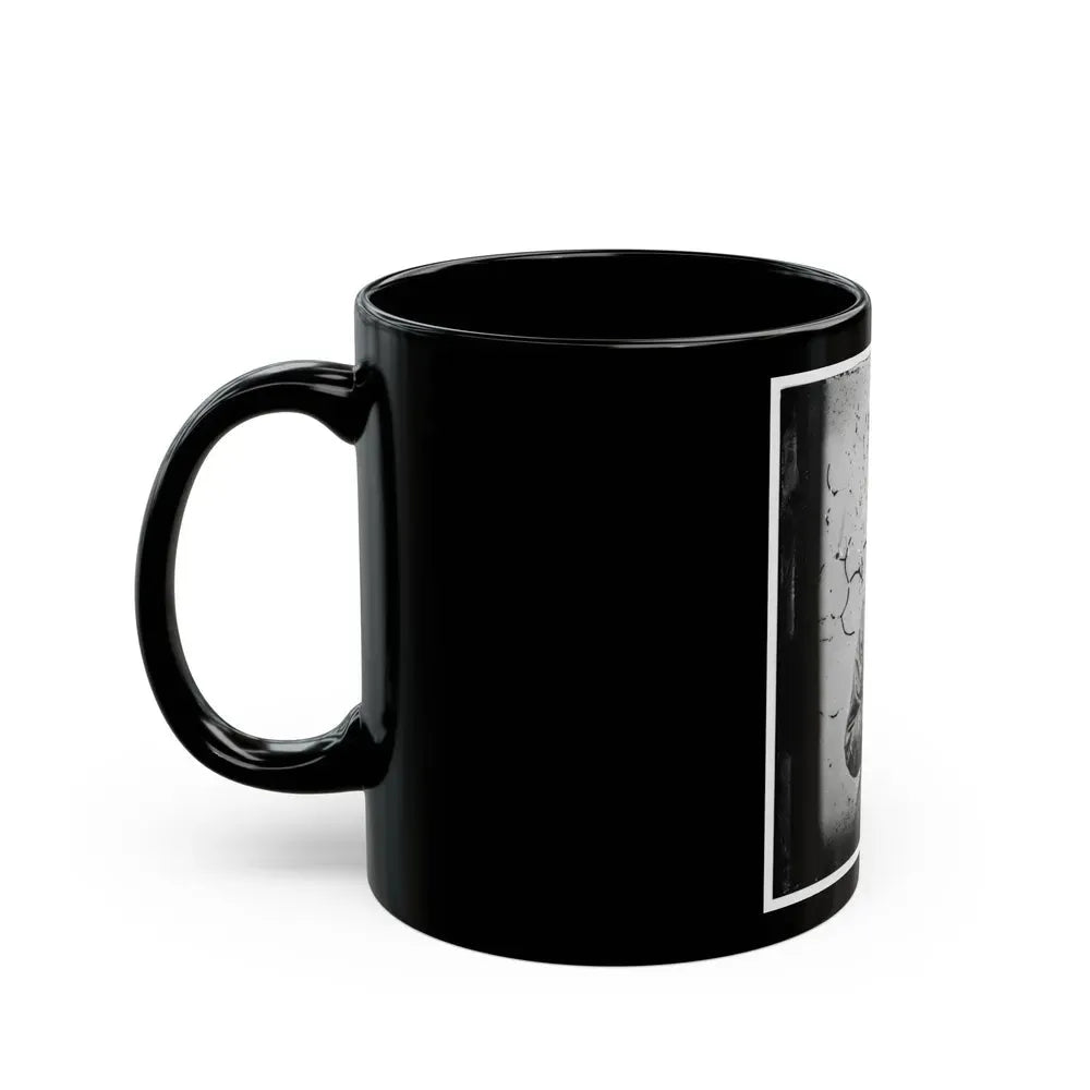 Brig. General Thomas L. Clingman, Half-Length Portrait, Seated, Facing Left (U.S. Civil War) Black Coffee Mug - Go Mug Yourself