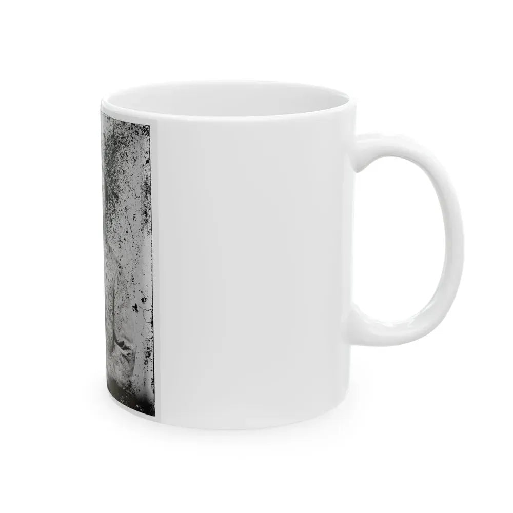 Brig. General Thomas L. Clingman, Half-Length Portrait, Seated, Facing Left (U.S. Civil War) White Coffee Mug - Go Mug Yourself