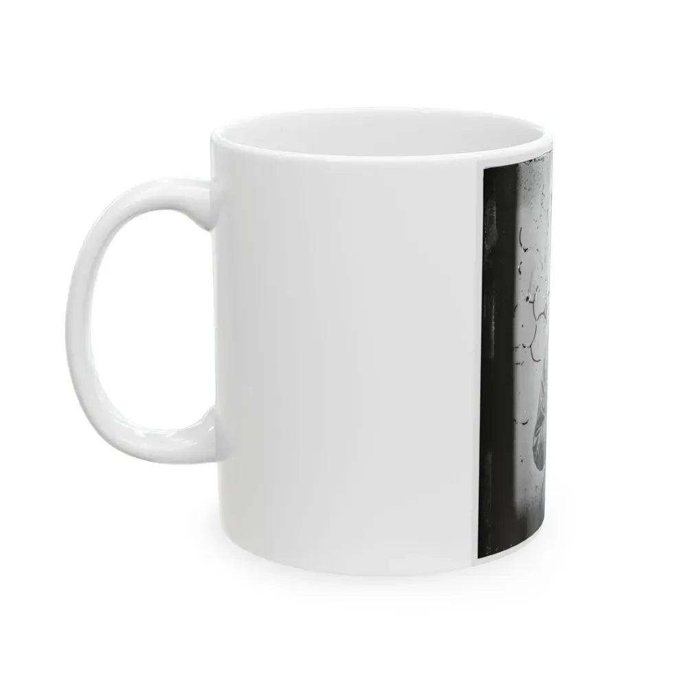 Brig. General Thomas L. Clingman, Half-Length Portrait, Seated, Facing Left (U.S. Civil War) White Coffee Mug - Go Mug Yourself