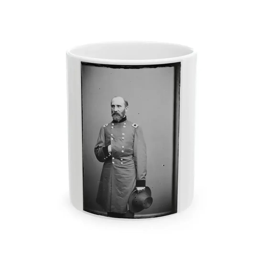 Brig. Maj. Gen. Rufus Saxton (U.S. Civil War) White Coffee Mug 11oz - Go Mug Yourself