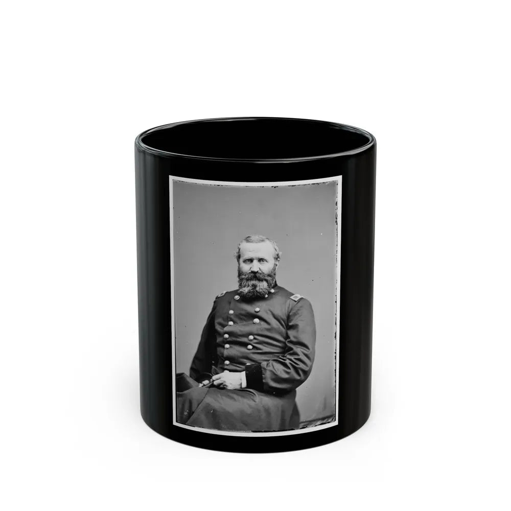 Brig. Gen. Alex Hays 002 (U.S. Civil War) Black Coffee Mug-11oz-Go Mug Yourself